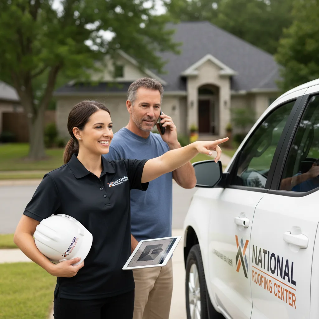National Roofing Center customer support in Mayer